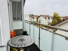 Blick vom Balkon