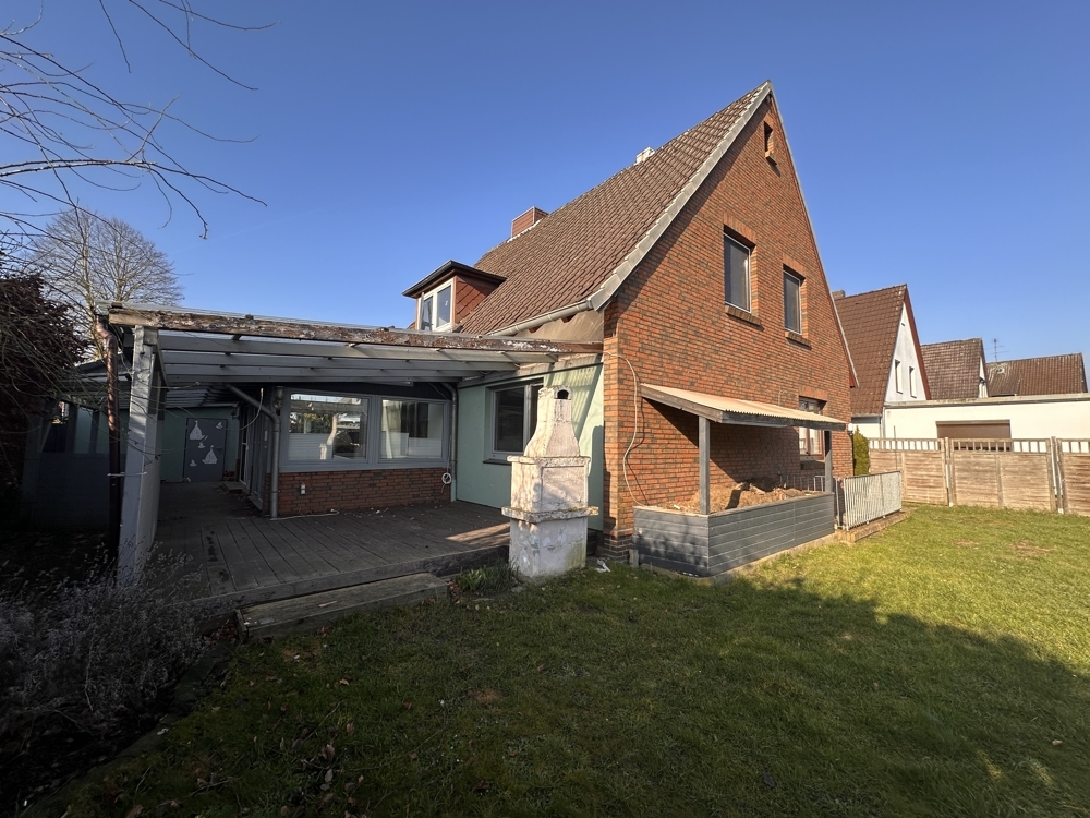 Rückseite des Hauses