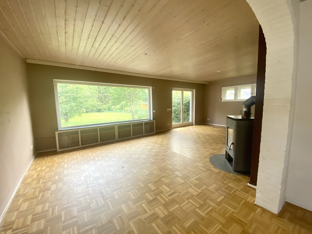 Blick vom WZ in den Garten