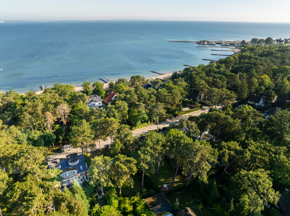 Lage in zweiter Reihe mit Blick auf die Ostsee