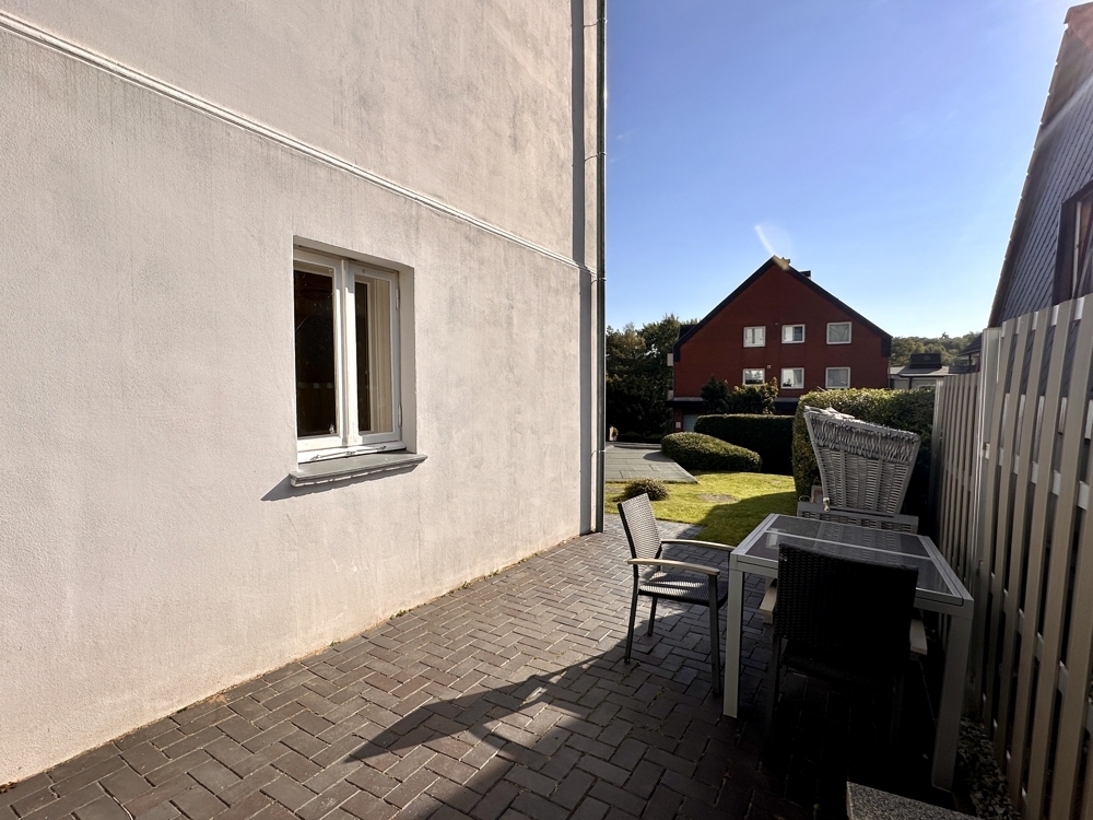 Terrasse der Einliegerwohnung