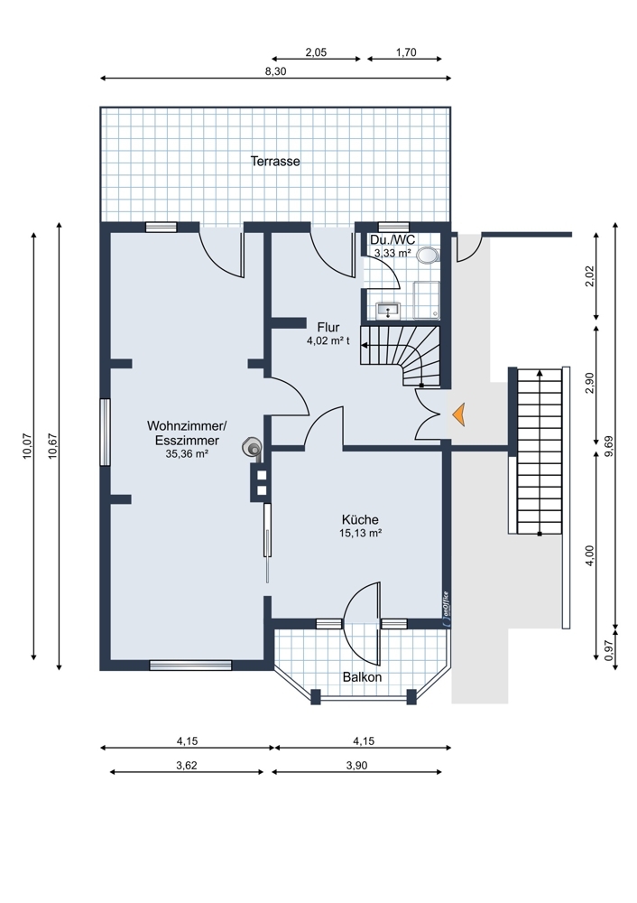 Grundriss Erdgeschoss