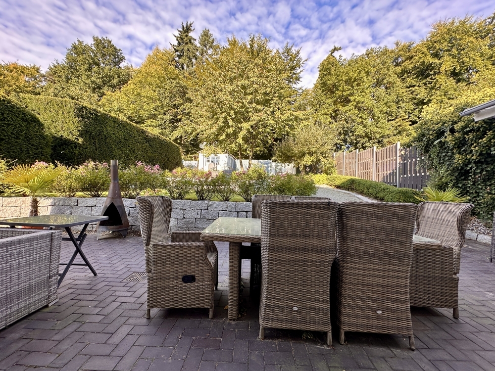 Terrasse zum Leben, Essen und Entspannen