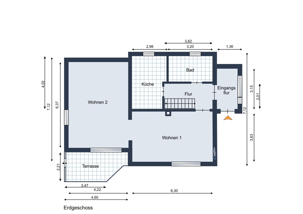 Grundriss Erdgeschoss