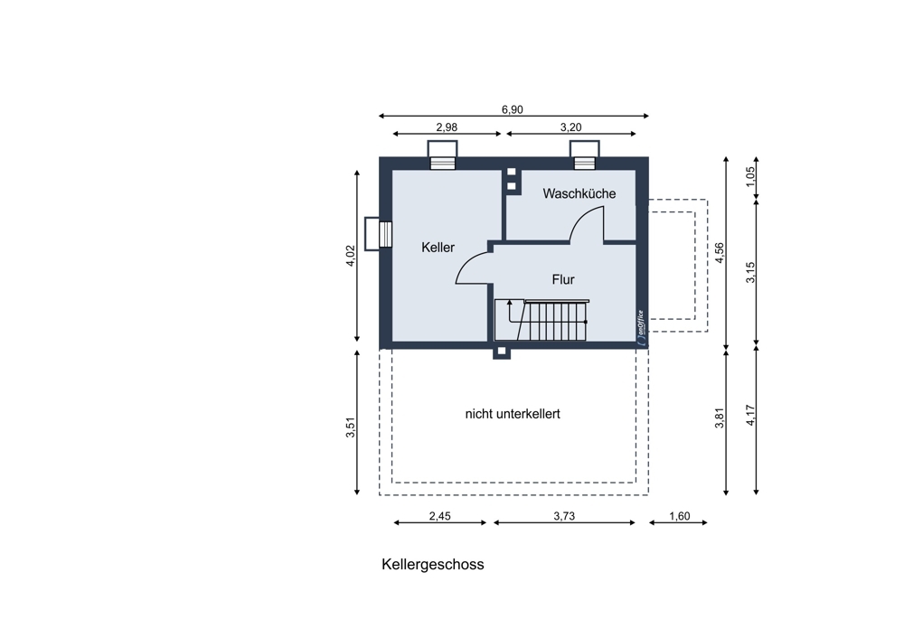 Grundriss Kellergeschoss
