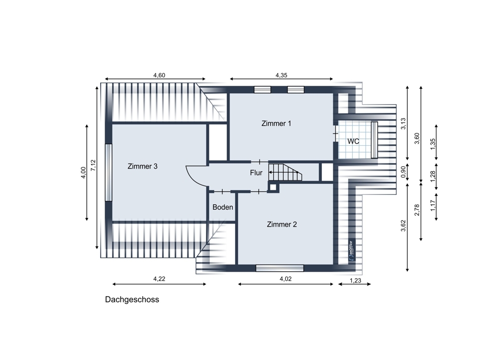 Grundriss Dachgeschoss