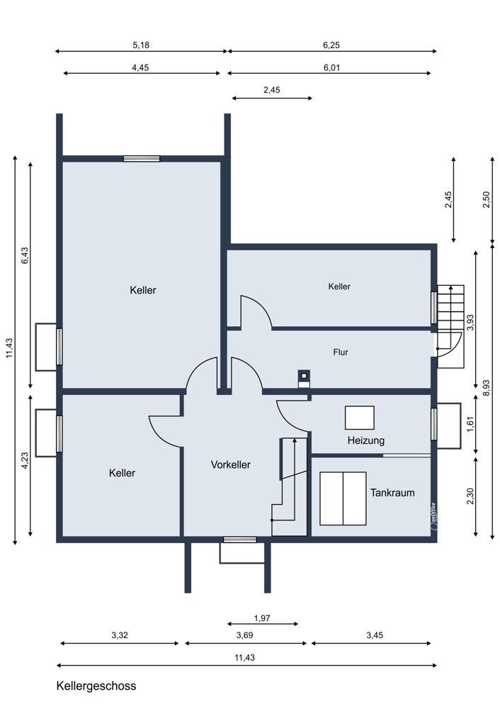 Grundriss Kellergeschoss