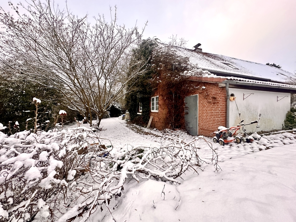 Vordere Seitenansicht mit Nebengelass