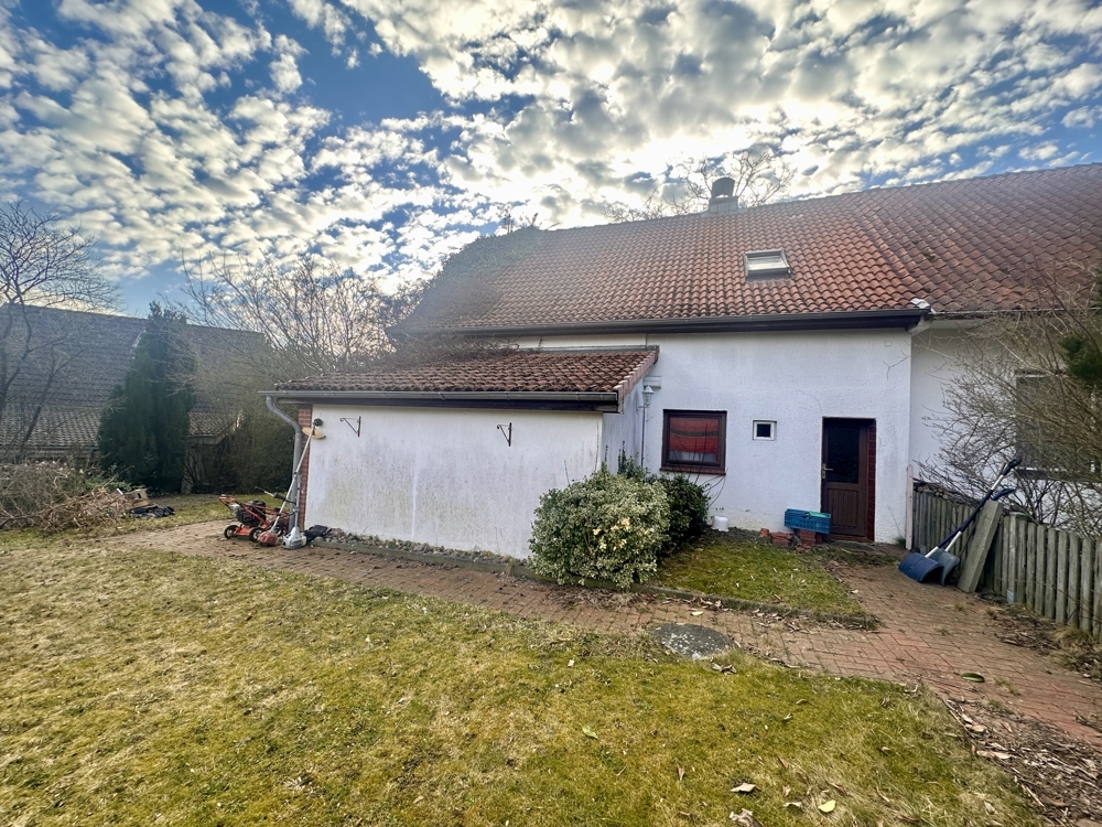 Frontansicht des Hauses