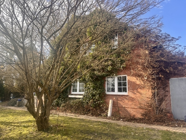 Südseite des Hauses