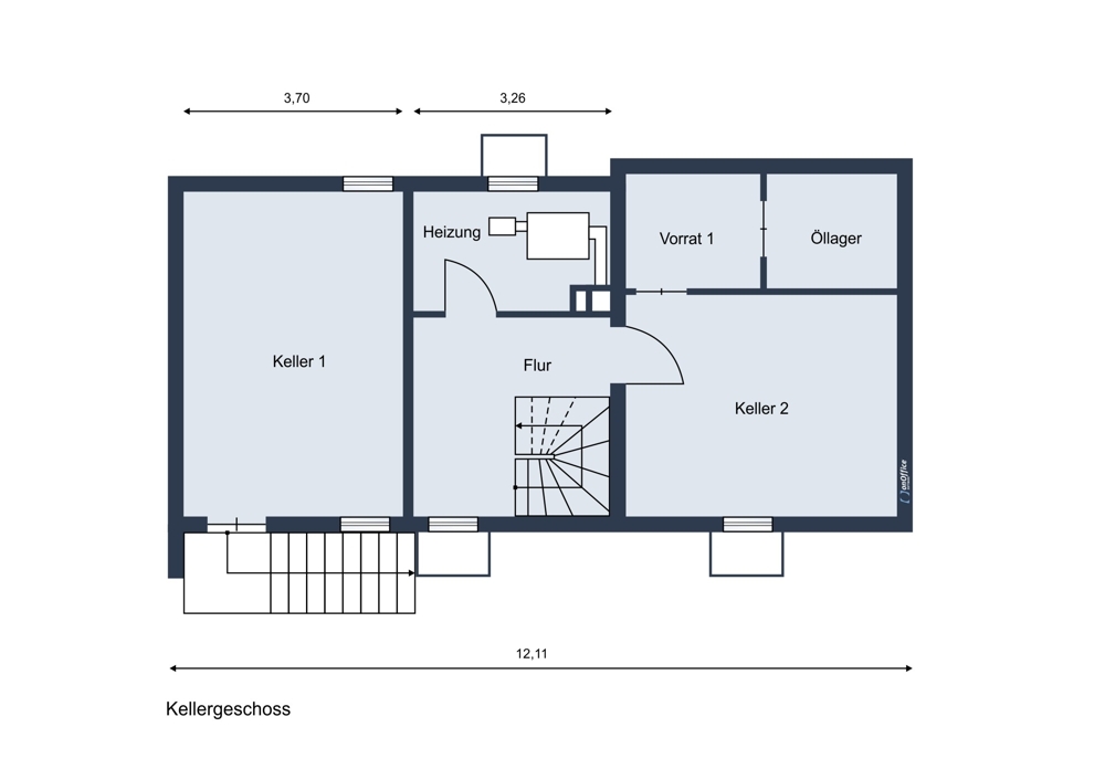 Grundriss Kellergeschoss