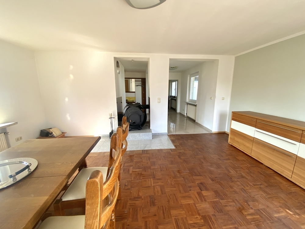 Wohnzimmer mit Kaminofen