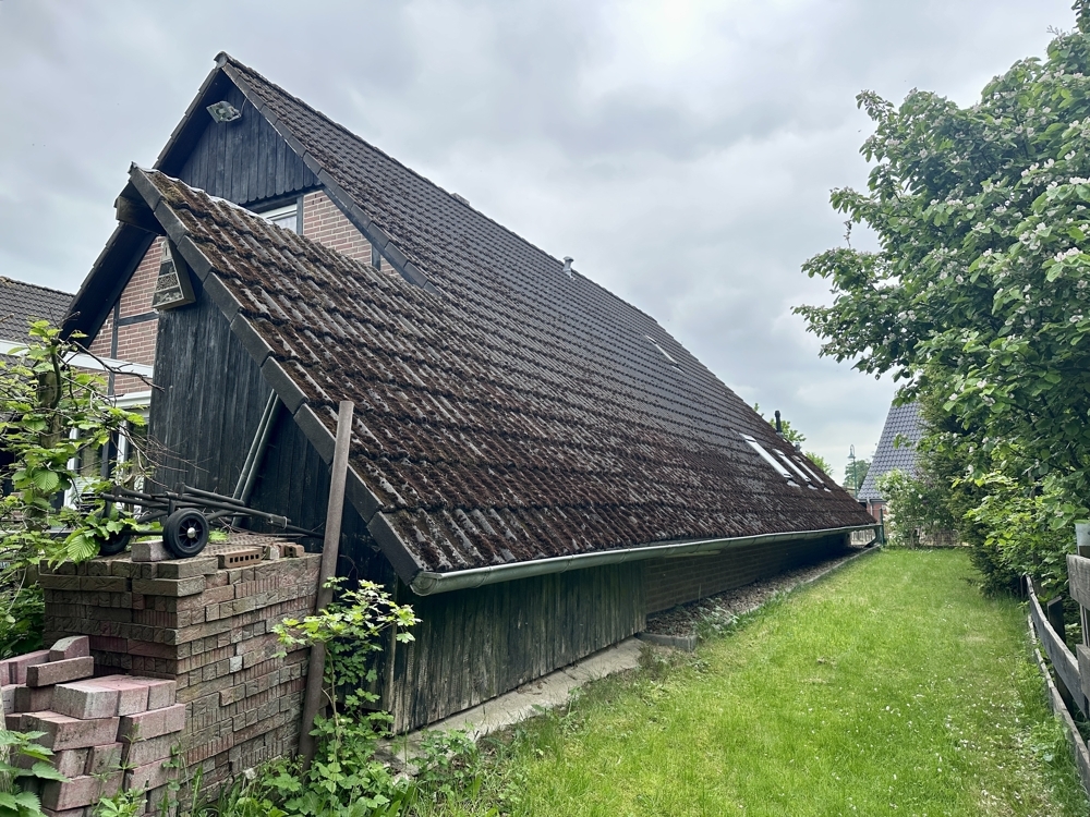 Nordseite des Hauses