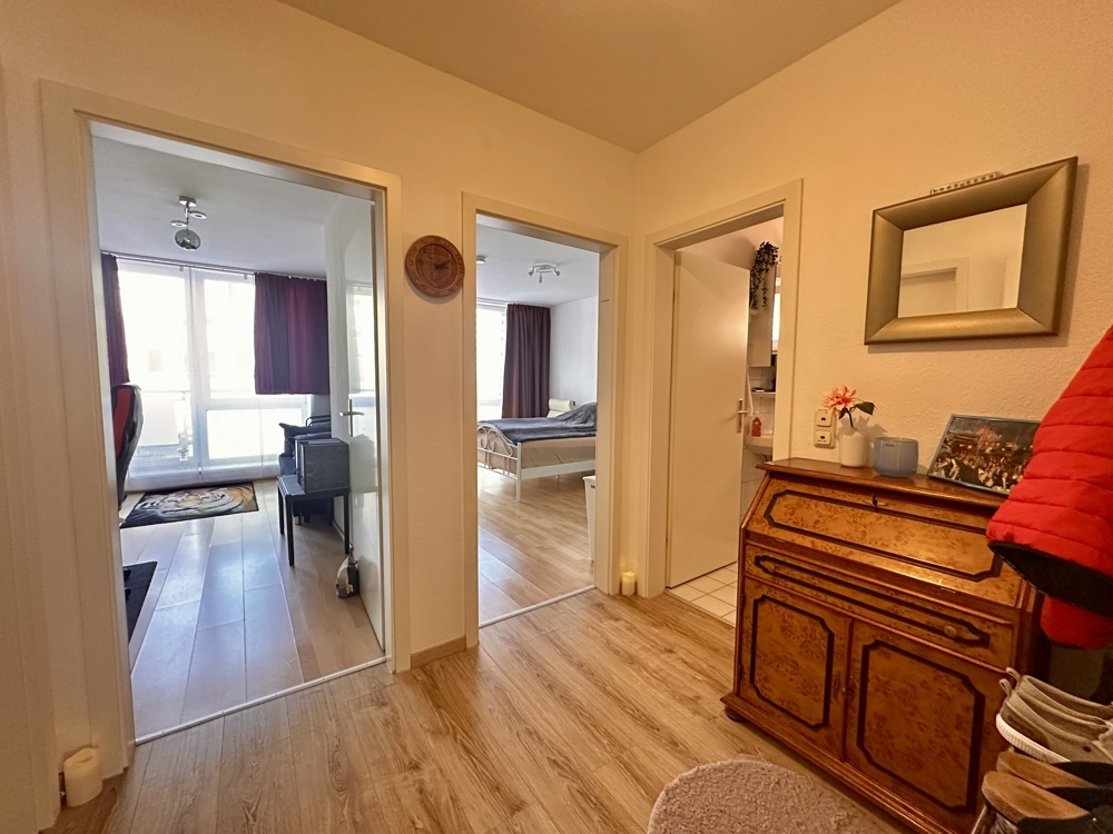 Blick in die Schlafzimmer