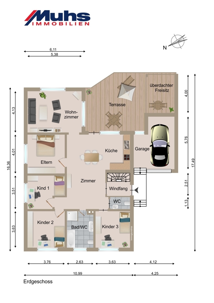 Grundriss Erdgeschoss 