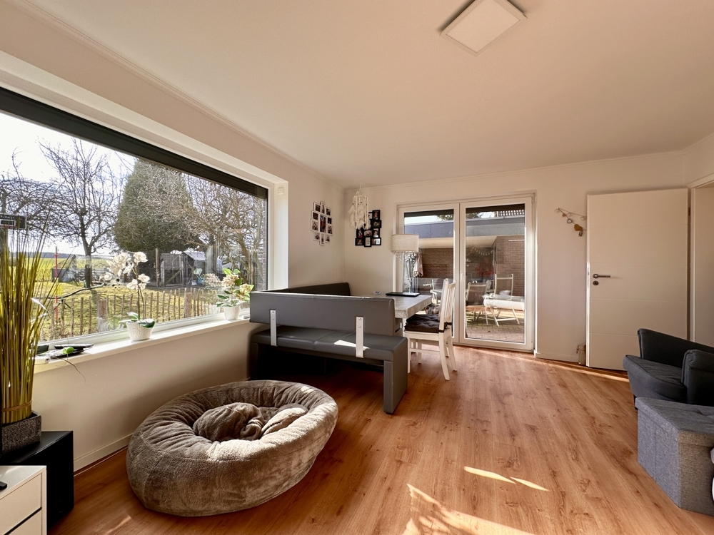 Weitblick und Lebensgefühl mit direktem Zugang auf die Terrasse