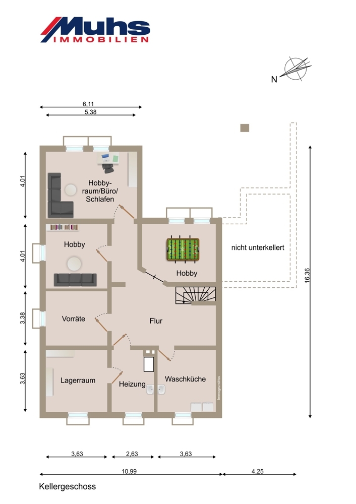 Grundriss Kellergeschoss
