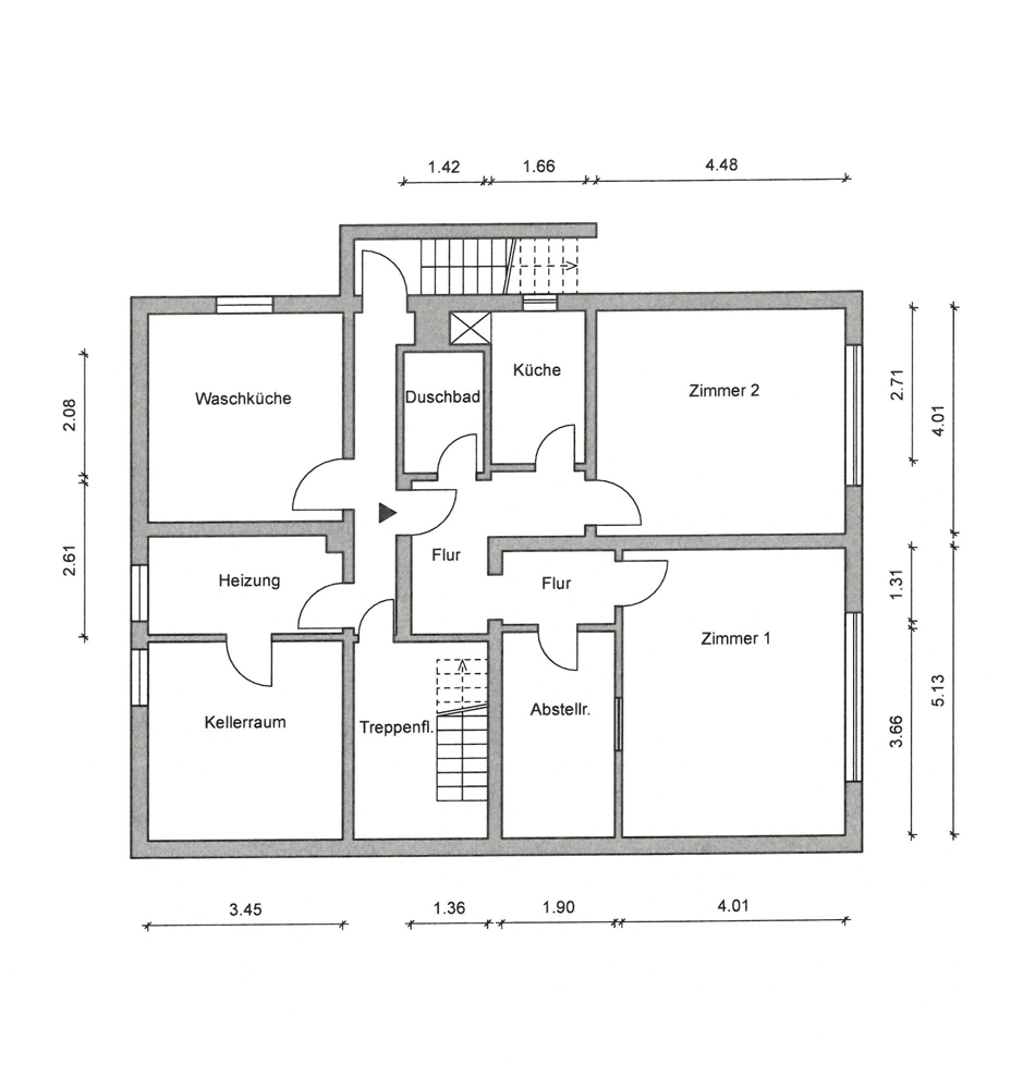 Grundriss Souterrain