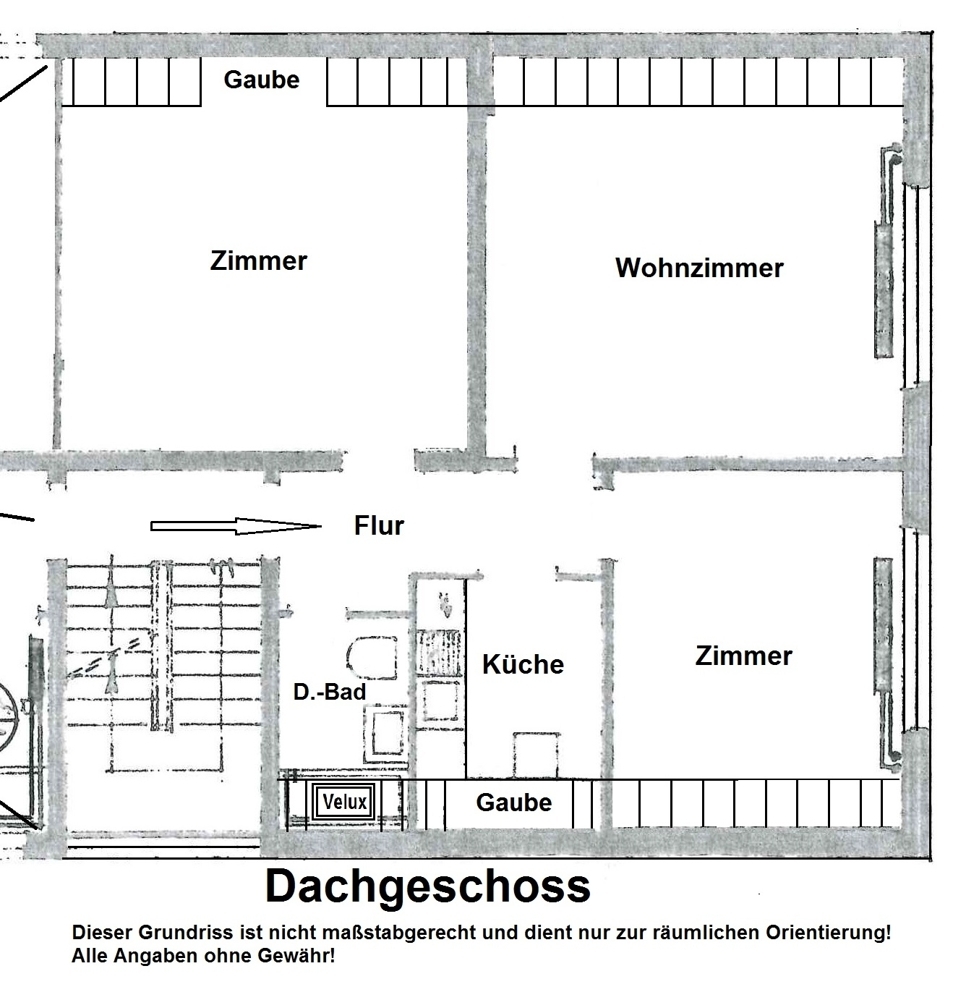Grundriss Dachgeschoss
