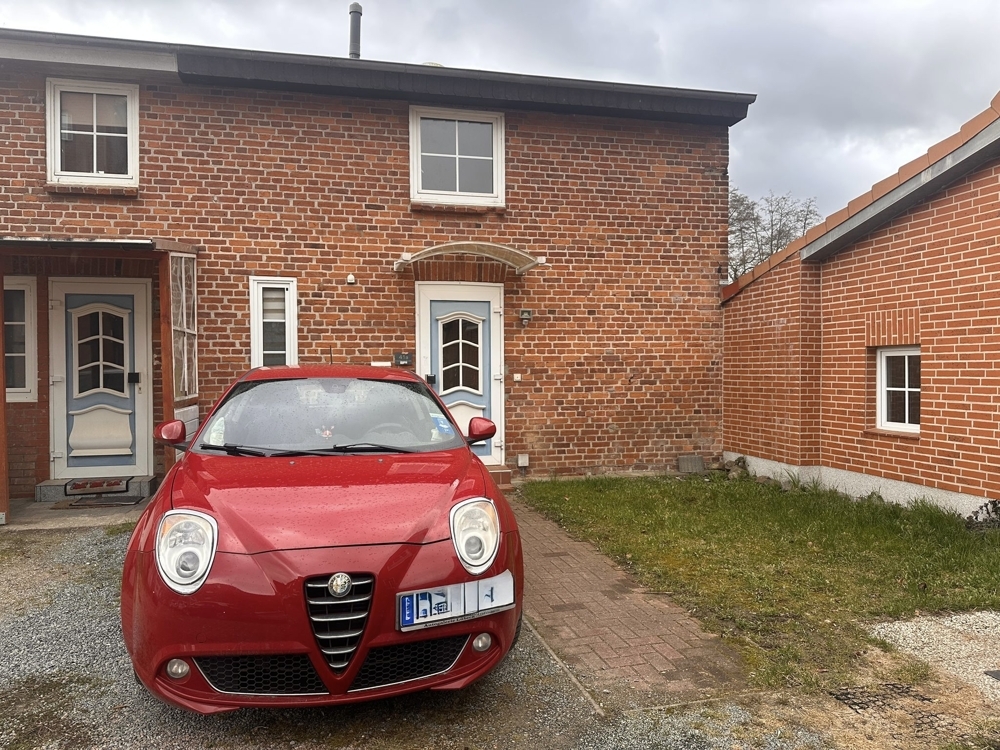 Stellplatz vor dem Haus