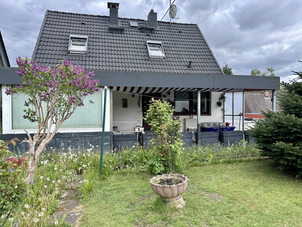 Rückansicht des Hauses