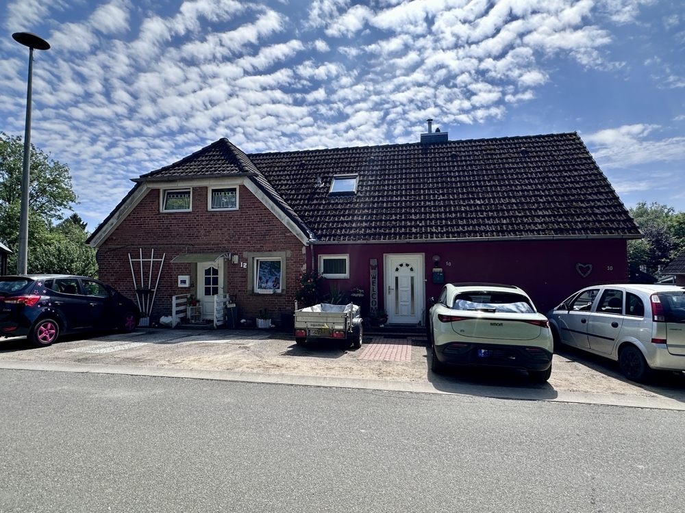 Frontansicht des Hauses