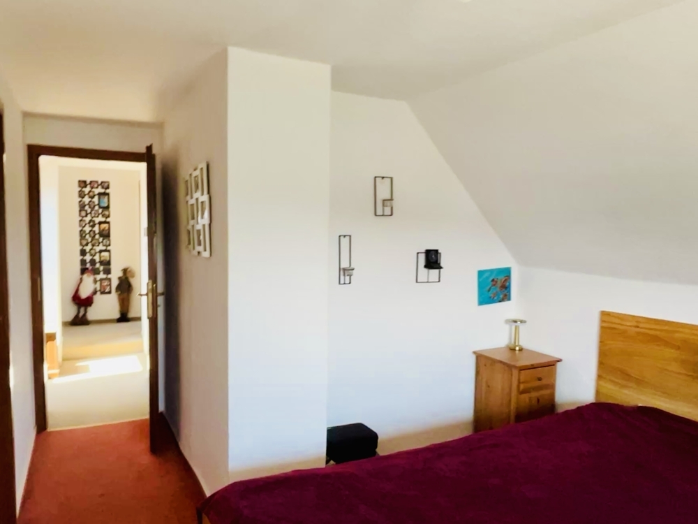 Flurblick aus einem Schlafzimmer