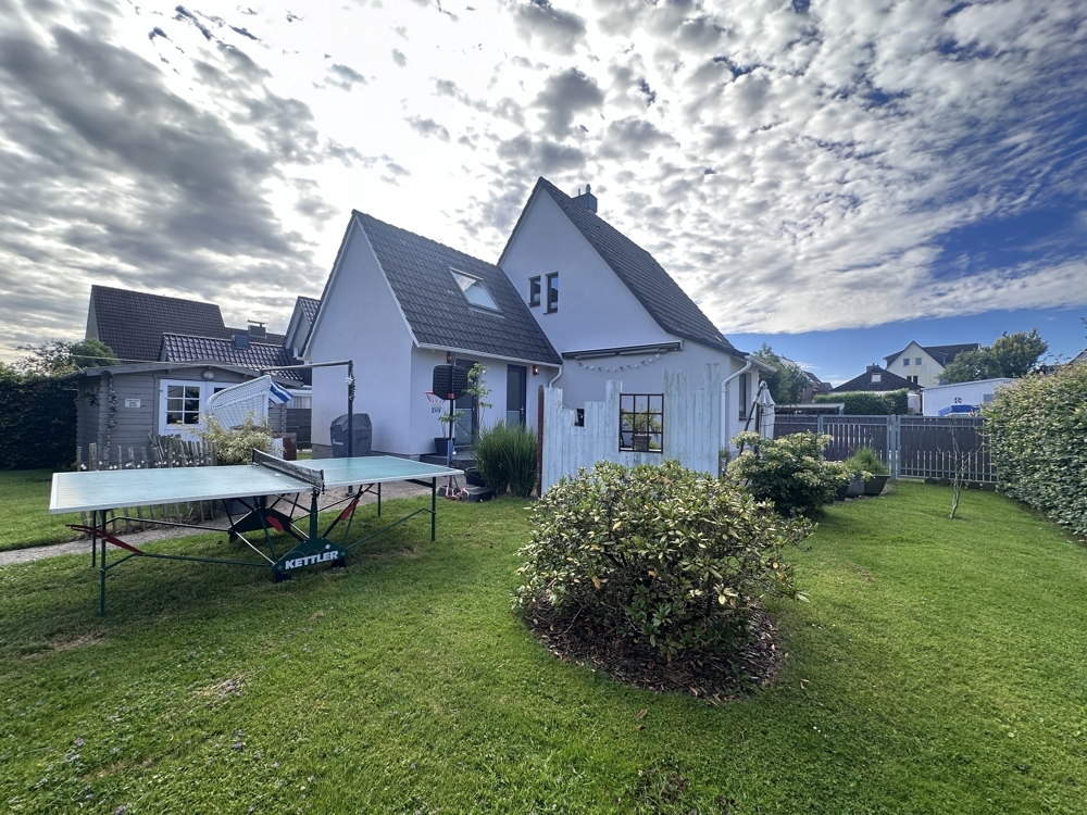 Gemütlicher Rückansicht des Hauses