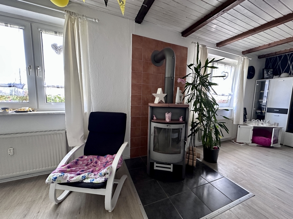WE 2 - Kaminofen im großen Wohn- und Esszimmer