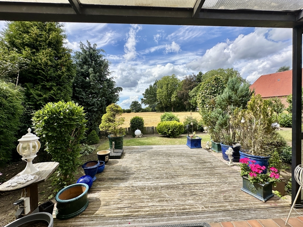 A : Ausblick von der Terrasse