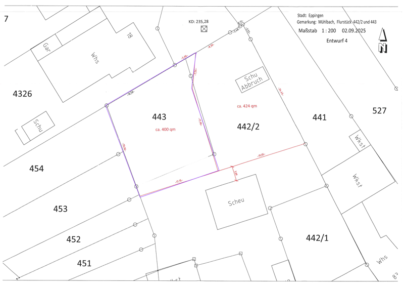Lageplan-443 markiert