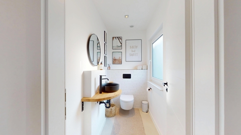 Sanitärbereich für Gäste