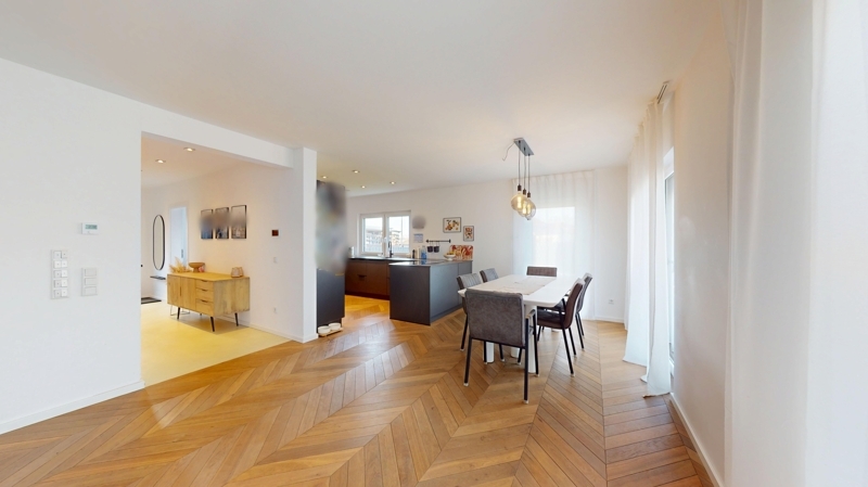 große,offene Wohn-Essküche