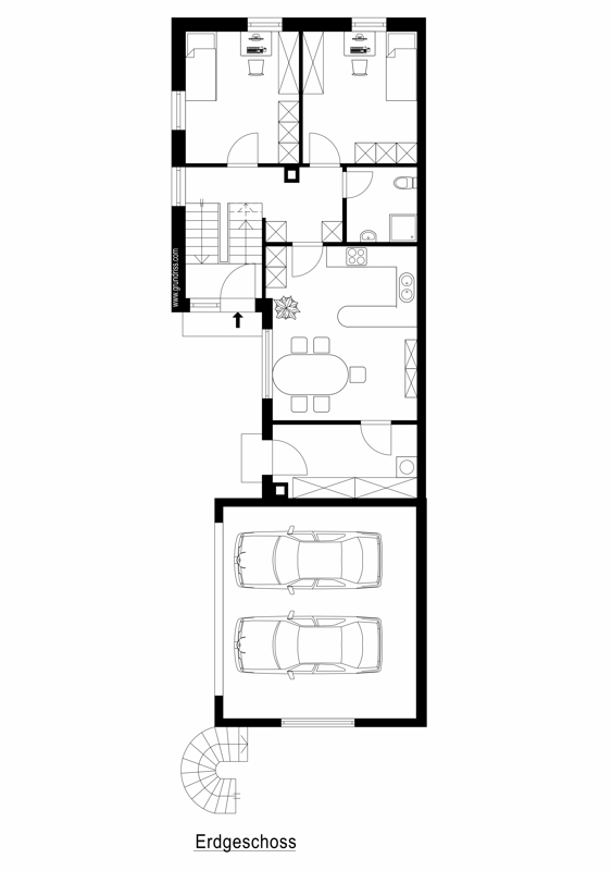 Grundriss Erdgeschoss