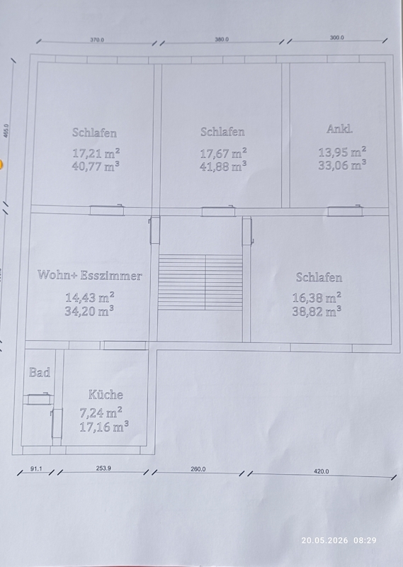 Grundriss Obergeschoss