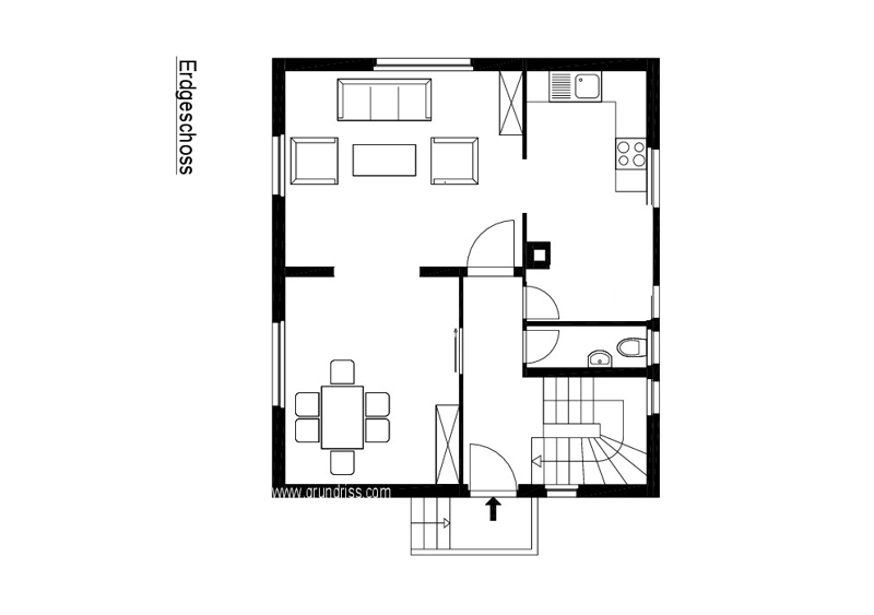 Grundriss Erdgeschoss