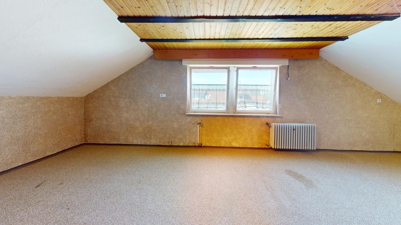 Teilausgebautes Dachgeschoss