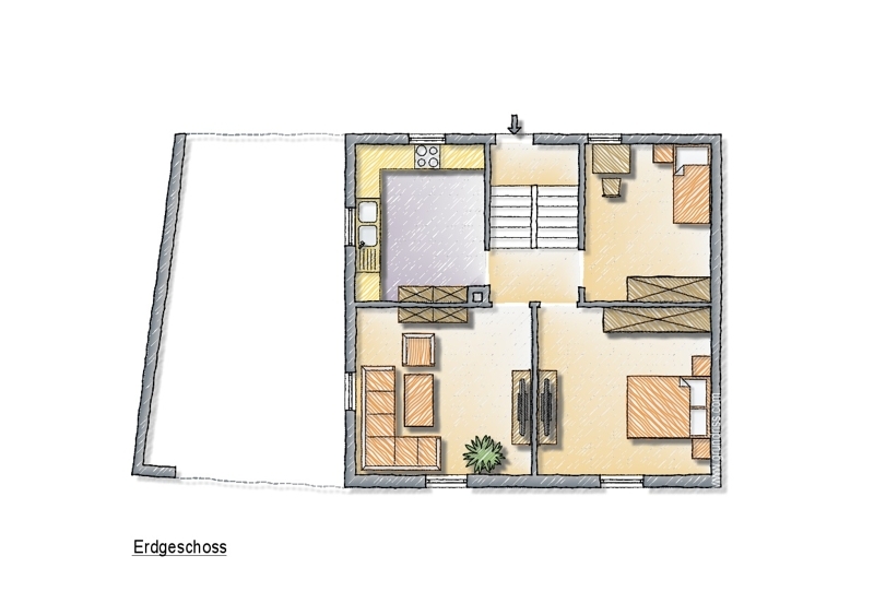 Grundriss Erdgeschoss