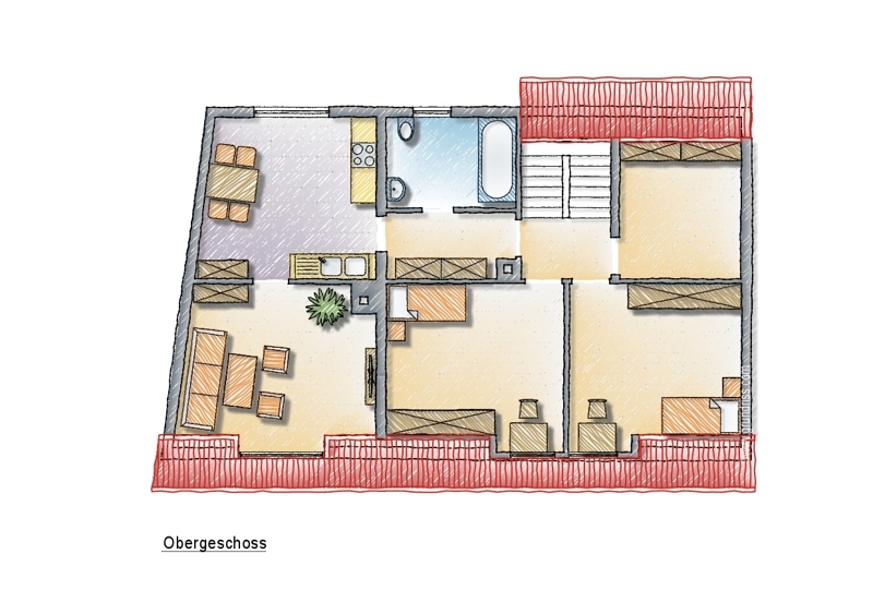 Grundriss Obergeschoss