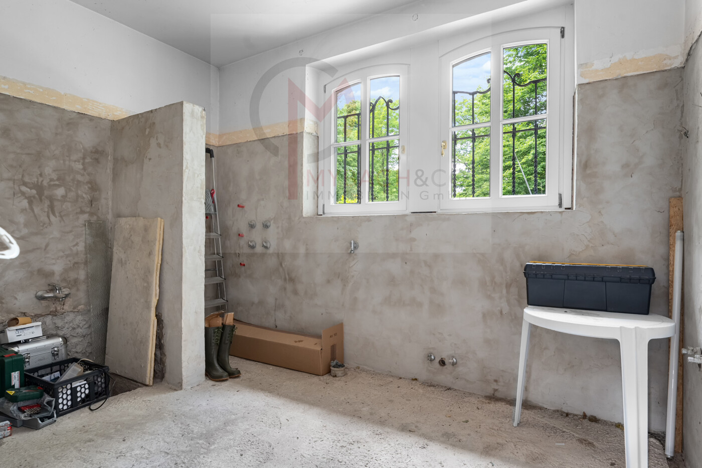 Haupthaus Badezimmer Rohbau