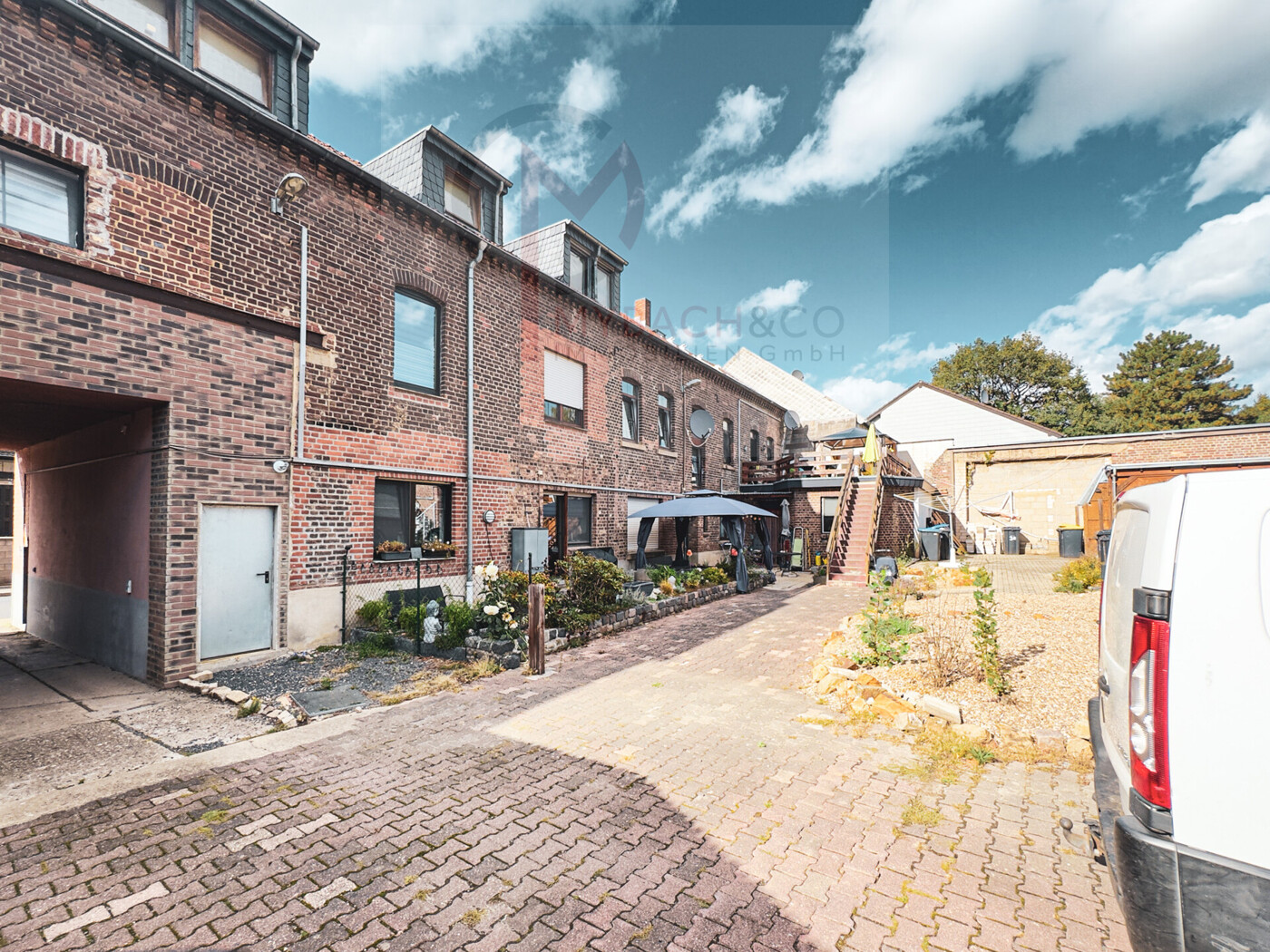 seitliche Rückansicht