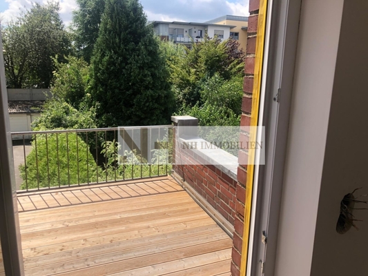 Blick auf den Balkon