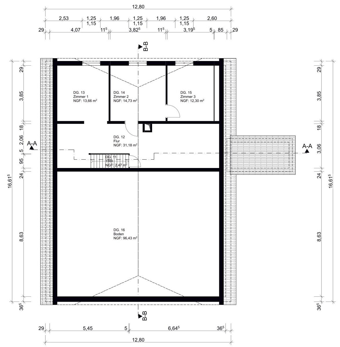 Grundriss Dachgeschoss