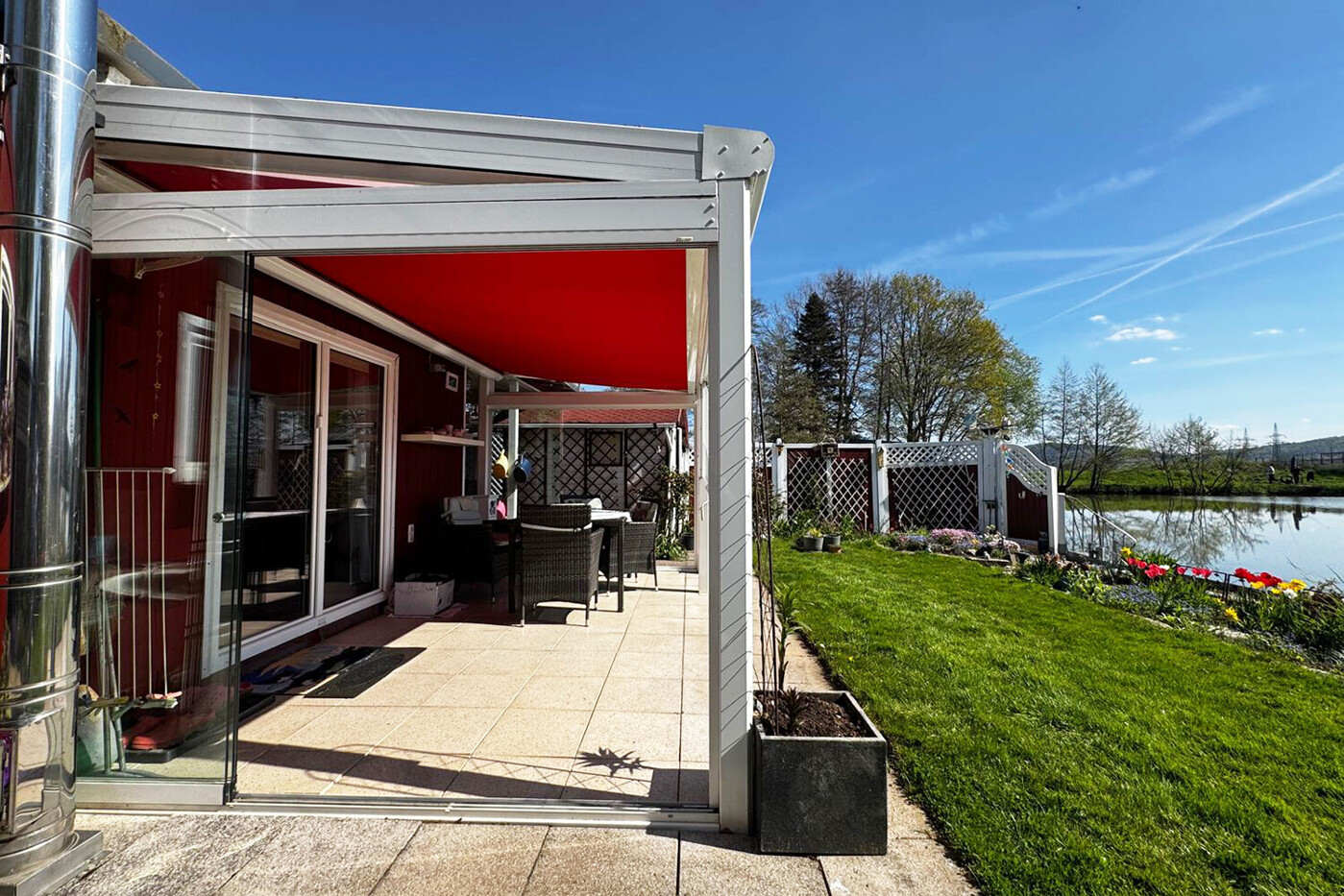 Terrasse mit Seeblick
