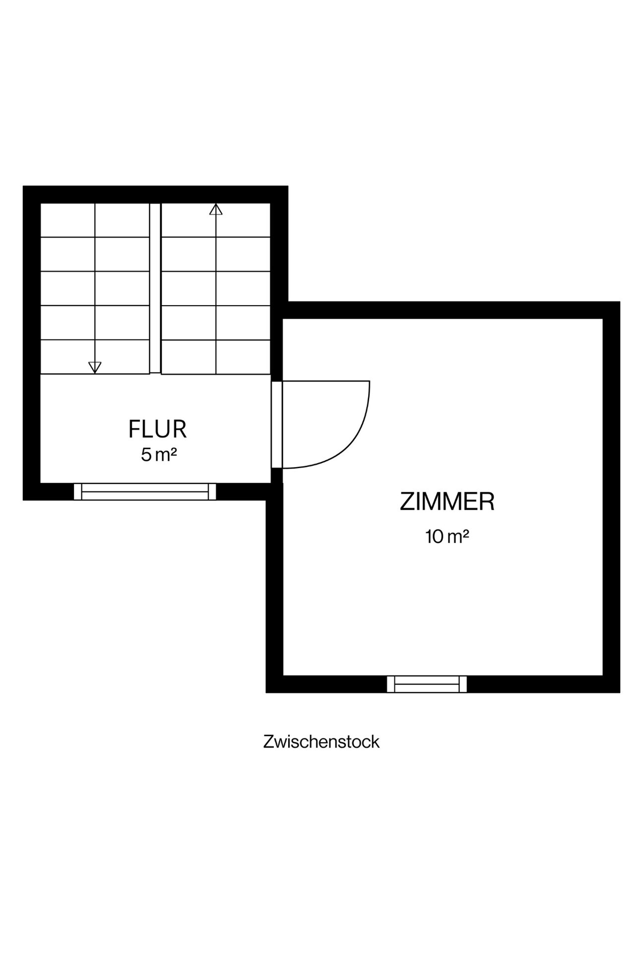 Immobilie 29 Grundriss Zwischenstock