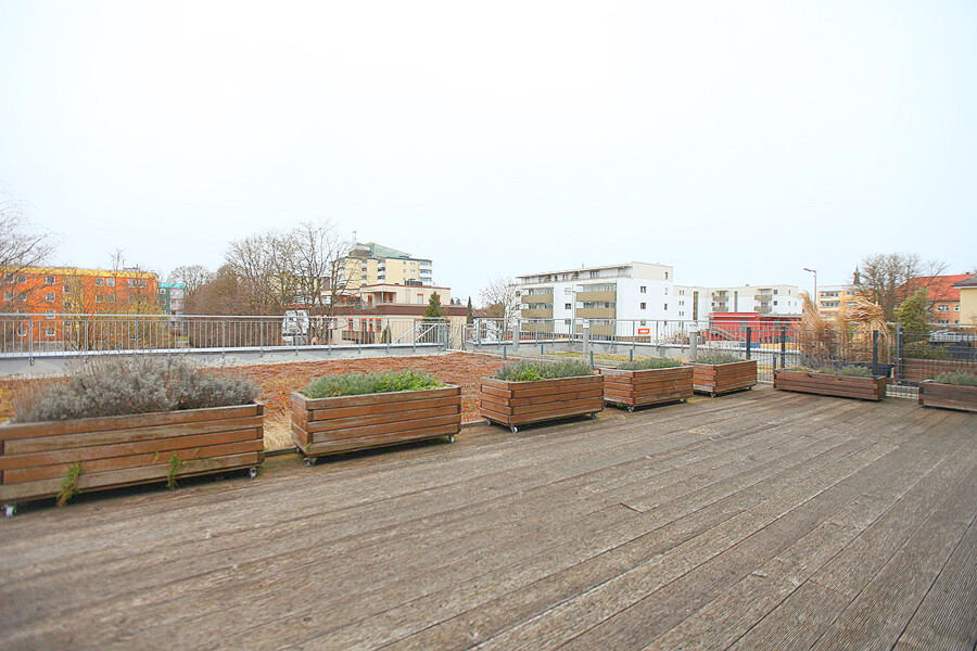 Überwältigende Dachterrasse