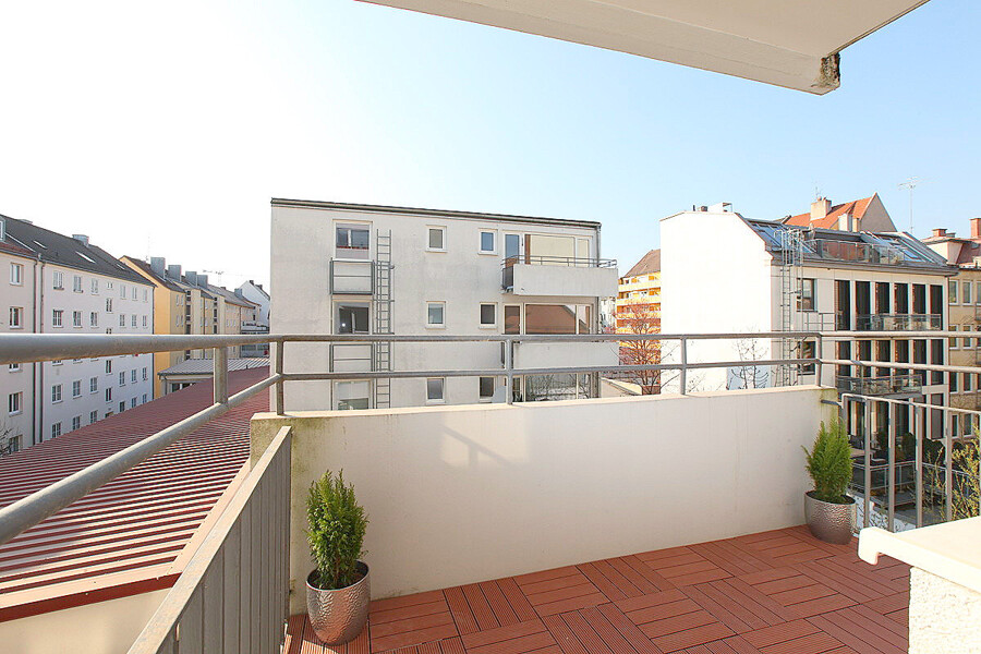 Anderer Blick vom West-Balkon