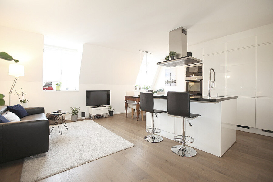 Großer heller Wohnraum