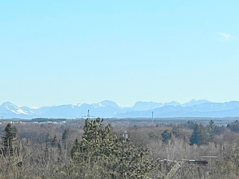 Direkter Alpenblick vom Balkon