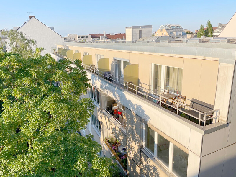 Ansicht der Penthouse-Wohnung